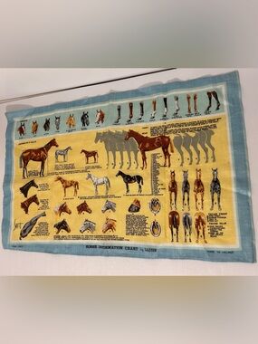 Ulster Irish Linen Horse Tea Towel